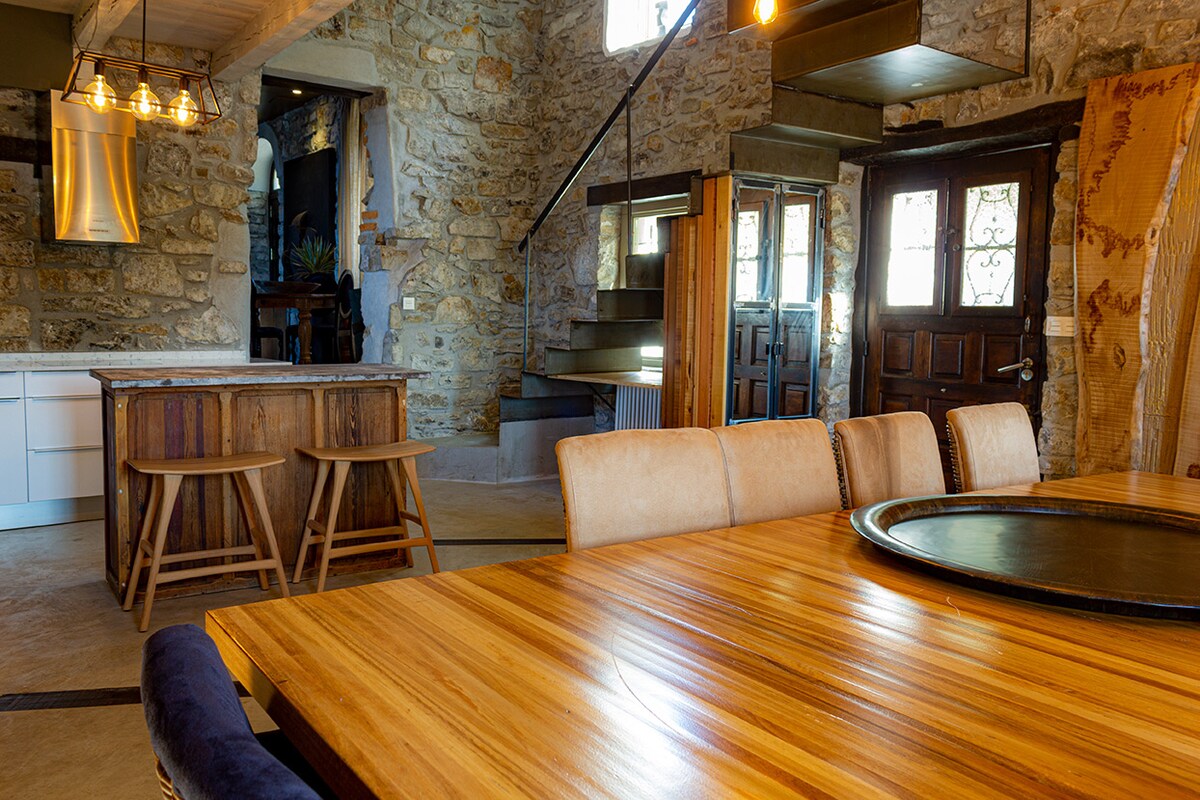 Indoor dining area