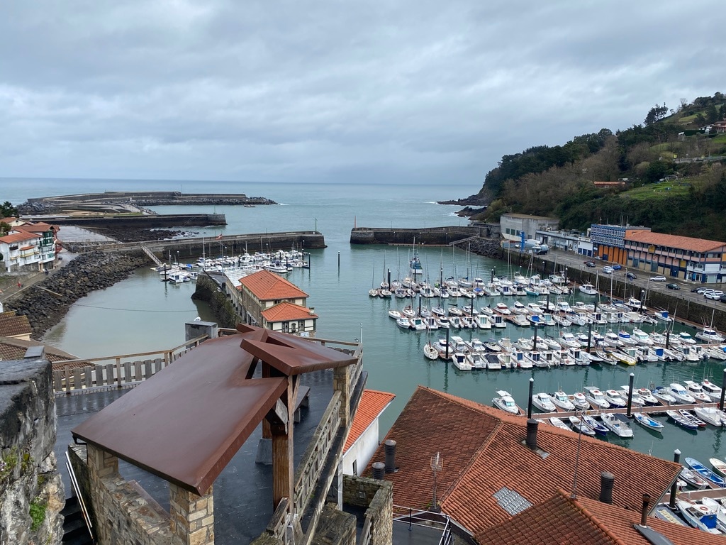 Mutriku harbour and village